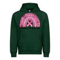 Forest Green in october we wear pink breast cancer awareness rainbow Urban Hoodie - Jasminsmagicworld