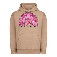 Pigment Burro in october we wear pink breast cancer awareness rainbow Urban Hoodie - Jasminsmagicworld