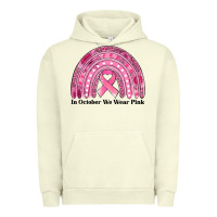 Pigment Pistachio in october we wear pink breast cancer awareness rainbow Urban Hoodie - Jasminsmagicworld