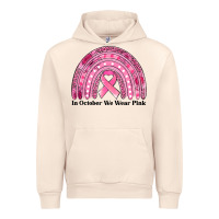 Sandshell in october we wear pink breast cancer awareness rainbow Urban Hoodie - Jasminsmagicworld
