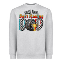 Heather Grey best racing dad Heavyweight Sweatshirt - texasbilliewilder