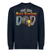 Navy best racing dad Heavyweight Sweatshirt - texasbilliewilder