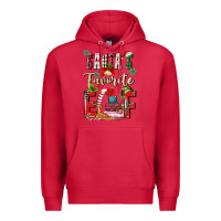 Cardinal santas favorite elf Premium Hoodie - MaliasSmallBusiness
