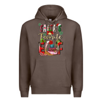 Coffee santas favorite elf Premium Hoodie - MaliasSmallBusiness