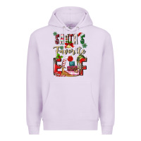 Lilac santas favorite elf Premium Hoodie - MaliasSmallBusiness