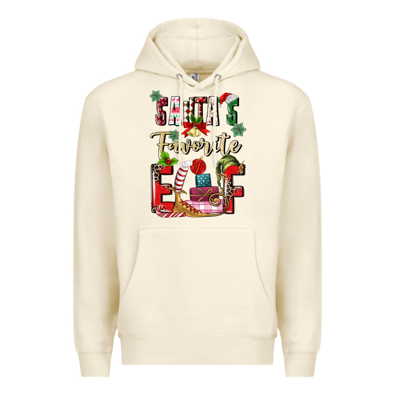 Santas Favorite Elf Premium Hoodie by MaliasSmallBusiness | Teevron