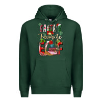 Sports Green santas favorite elf Premium Hoodie - MaliasSmallBusiness