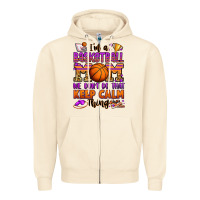 Sandshell i'm a baskeball mom we don't do that keep calm thi Zipper Hoodie - Jasminsmagicworld