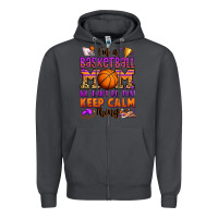 Smoke i'm a baskeball mom we don't do that keep calm thi Zipper Hoodie - Jasminsmagicworld