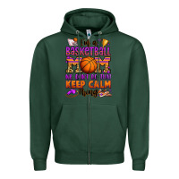 Sports Green i'm a baskeball mom we don't do that keep calm thi Zipper Hoodie - Jasminsmagicworld
