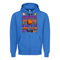 True Royal i'm a baskeball mom we don't do that keep calm thi Zipper Hoodie - Jasminsmagicworld