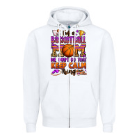 White i'm a baskeball mom we don't do that keep calm thi Zipper Hoodie - Jasminsmagicworld
