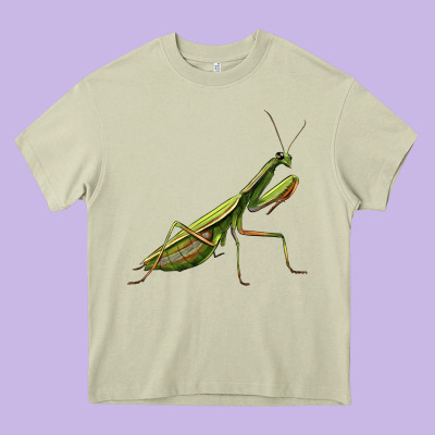 Mantis Heavy Core Tee Designed By Lillyallendesigns