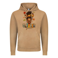 Vintage Camel october girl afro woman fall Vintage Hoodie - texasbilliewilder