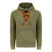 Vintage Olive october girl afro woman fall Vintage Hoodie - texasbilliewilder