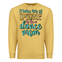 Antique Gold it takes lots of sparkle to be a dance mom Premium Sweatshirt - MaliasSmallBusiness