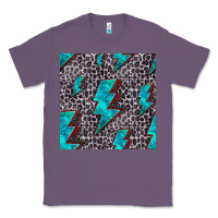 Lavender turquoise lightning bolt seamless pattern Classic Tee - HRA Design Shop