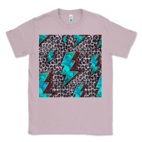 Lilac turquoise lightning bolt seamless pattern Classic Tee - HRA Design Shop