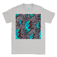 Moon Dust turquoise lightning bolt seamless pattern Classic Tee - HRA Design Shop