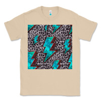 Mushroom turquoise lightning bolt seamless pattern Classic Tee - HRA Design Shop