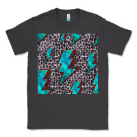 Smoke turquoise lightning bolt seamless pattern Classic Tee - HRA Design Shop
