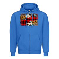 True Royal christmas background Zipper Hoodie - JahusDesignShop