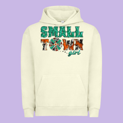 Small Town Girl Western Windmill Urban Hoodie Designed By Jasminsmagicworld