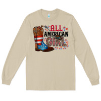 Mushroom all american girl Long Sleeve Tee - RacoonDesign