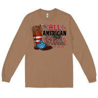 Toasted Coconut all american girl Long Sleeve Tee - RacoonDesign