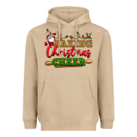 Mushroom Baking Christmas cheer Heavyweight Hoodie - NancyCooperArtShop
