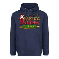 Navy Baking Christmas cheer Heavyweight Hoodie - NancyCooperArtShop
