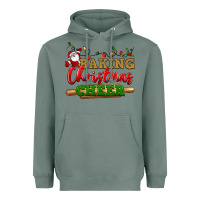 Sage Baking Christmas cheer Heavyweight Hoodie - NancyCooperArtShop
