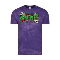 Cloud Purple aunt soccer Vintage Tee - Zillion Design Studio