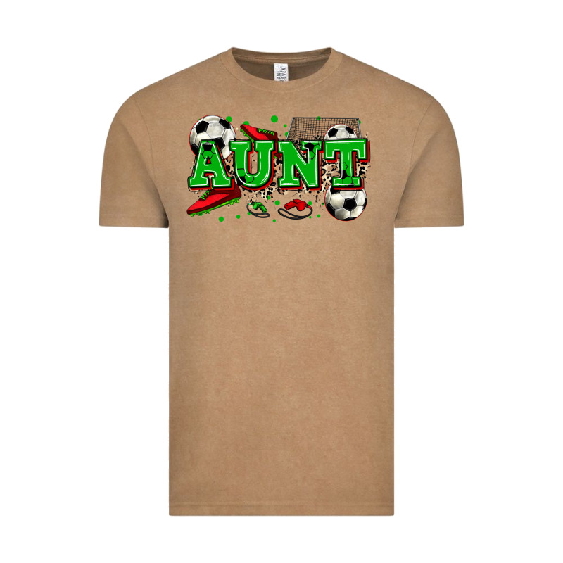 Aunt Soccer Vintage Tee by Zillion Design Studio | Teevron