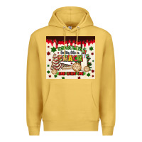 Antique Gold torn between lookin like a snack and eatin one Premium Hoodie - MaliasSmallBusiness