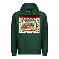 Sports Green torn between lookin like a snack and eatin one Premium Hoodie - MaliasSmallBusiness