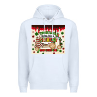 White torn between lookin like a snack and eatin one Premium Hoodie - MaliasSmallBusiness