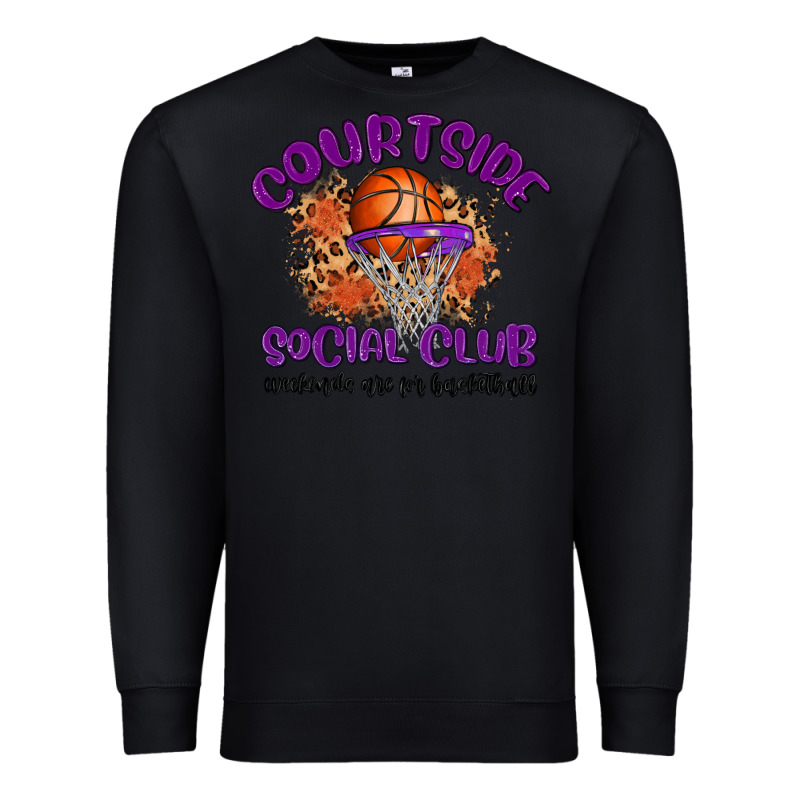 Courtside Social Club Premium Sweatshirt by MaliasSmallBusiness | Teevron