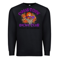 Black courtside social club Premium Sweatshirt - MaliasSmallBusiness