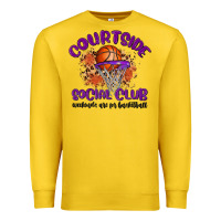 Lemon courtside social club Premium Sweatshirt - MaliasSmallBusiness
