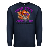 Navy courtside social club Premium Sweatshirt - MaliasSmallBusiness