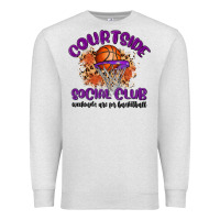 Oatmeal Heather courtside social club Premium Sweatshirt - MaliasSmallBusiness