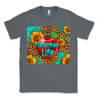 Charcoal Heather teacher life Classic Tee - HRA Design Shop
