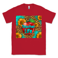Red teacher life Classic Tee - HRA Design Shop