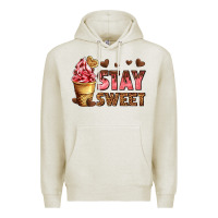 Oatmeal Heather stay sweet Premium Hoodie - AdoDesignShop