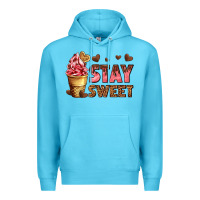 Ocean Blue stay sweet Premium Hoodie - AdoDesignShop