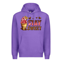 Purple stay sweet Premium Hoodie - AdoDesignShop