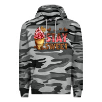 Slate Camo stay sweet Premium Hoodie - AdoDesignShop