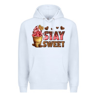 White stay sweet Premium Hoodie - AdoDesignShop