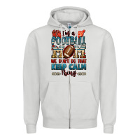 Dove Grey i'm a american football mom we don't do that keep Zipper Hoodie - Jasminsmagicworld